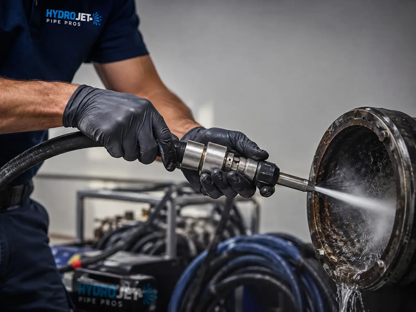 Hydro Jet Pipe Descaling in Industry, PA